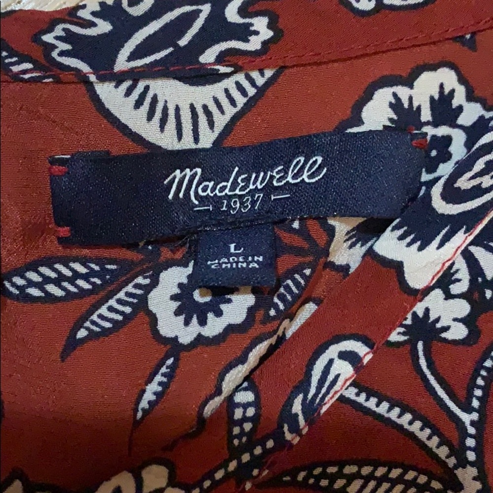 Madewell Patterned Blouse - image 2